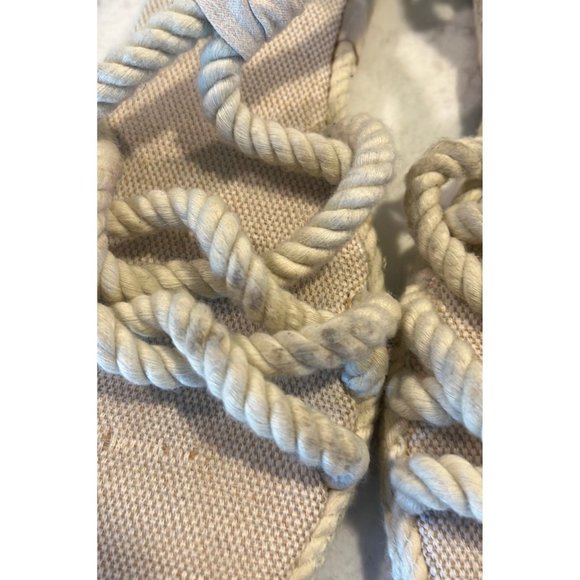 H and M Twisted Rope Sandals Size 8.5 - Picture 3 of 5